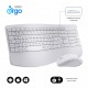 SUBBLIM Teclado con ratón COMBO DUAL OFFICE PROWAVE WHITE - subkbc-dcopw1
